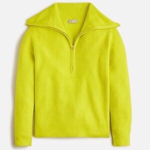 J. Crew Lemon Zest Zip-Up Sweater 🍋